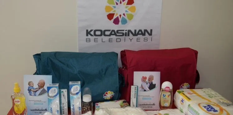 KOCASİNAN’DA 17 BİN 800 BEBEĞE ‘HOŞ GELDİN BEBEK’ HEDİYESİ