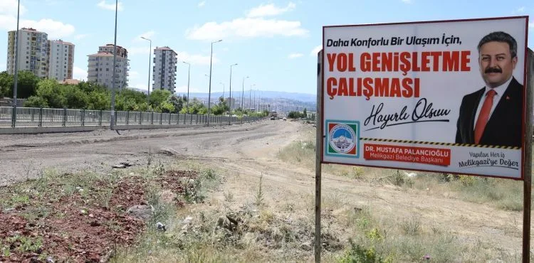 HULUSİ AKAR BULVARI İLE SİVAS CADDESİ ARASINDAKİ BAĞLANTI YOLUNDA ÇALIŞMA BAŞLADI