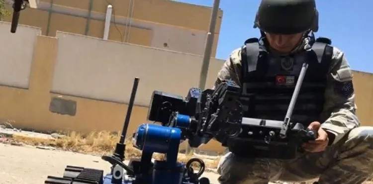 Libya'da EYP'lere yerli robot 'Kutlu' ile müdahale ediliyor