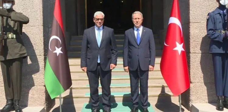 Bakan Akar, Libya İçişleri Bakanı ile görüştü