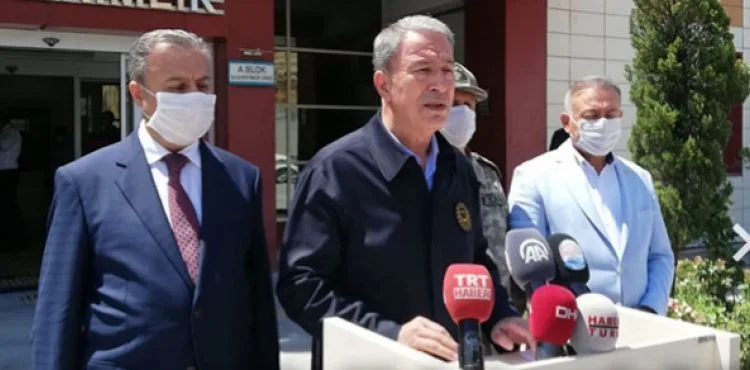 4 askerin şehit olduğu kazayla ilgili Bakan Akar'dan açıklama