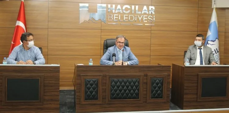 HACILAR BELEDİYE MECLİSİ AĞUSTOS AYI TOPLANTISINI GERÇEKLEŞTİRDİ