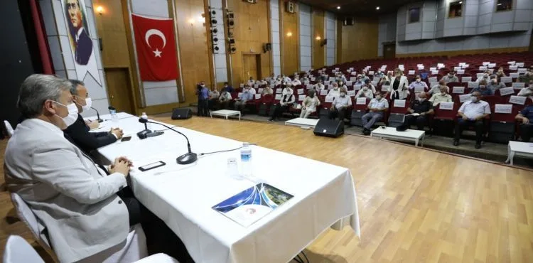 MELİKGAZİ'DE MUHTARLARLA TOPLANTILAR DEVAM EDİYOR