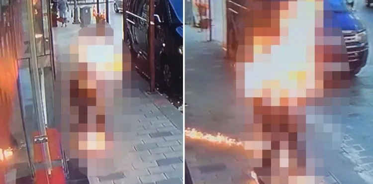Beyoğlu'nda dehşet! Kavga ettiği kardeşini yaktı