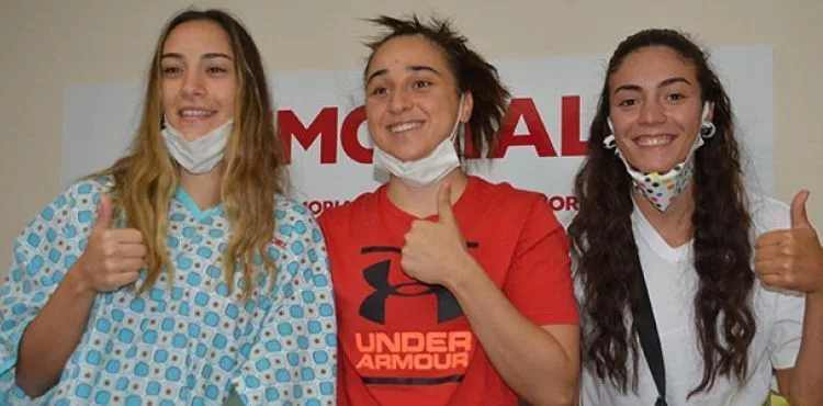 Bellona Kayseri Basketbol'da 3 oyuncu sağlık kontrolünden geçti