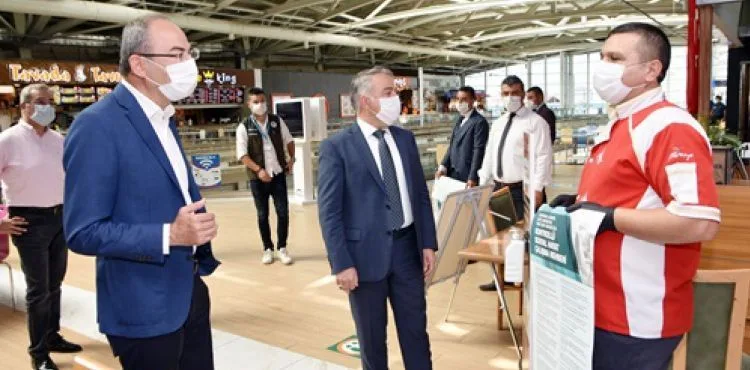 KTO İLE TARIM VE ORMAN MÜDÜRLÜĞÜ’NDEN AVM’DE KORANAVİRÜS DENETİMİ!