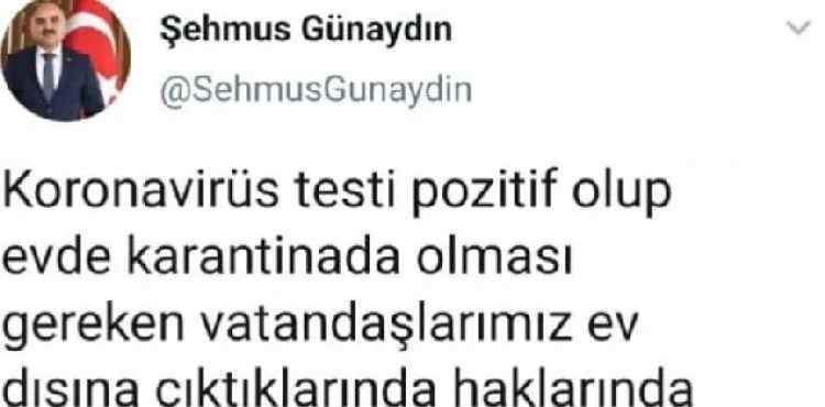 Kayseri Valisi Günaydın: Dışarı çıkan koronavirüs hastaları yurtlara yerleştirilecek