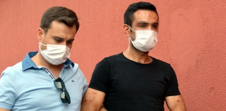 5 aylık hamile eşini bıçaklayan koca, polise teslim oldu