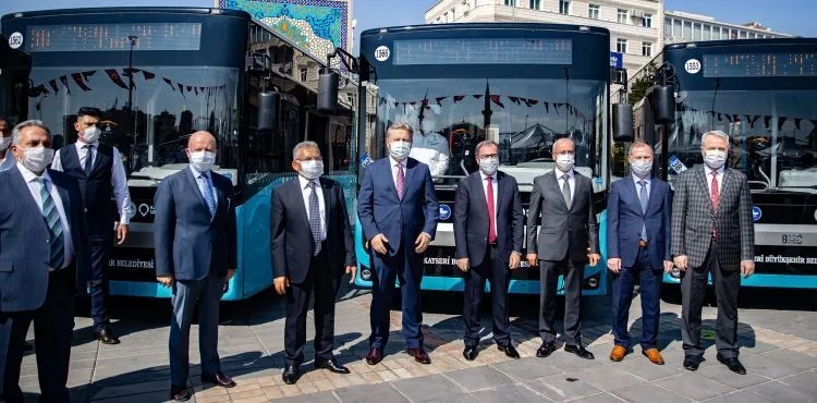 KAYSERİ BÜYÜKŞEHİR’DEN 24 YENİ OTOBÜS