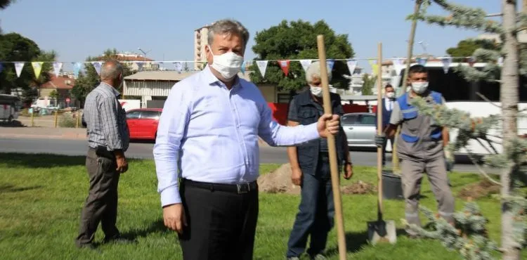 Başkan Dr. Mustafa Palancıoğlu“fidan değil, ağaç dikiyoruz”