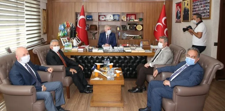 BAŞKANLARDAN MHP, CHP VE İYİ PARTİYE ZİYARET