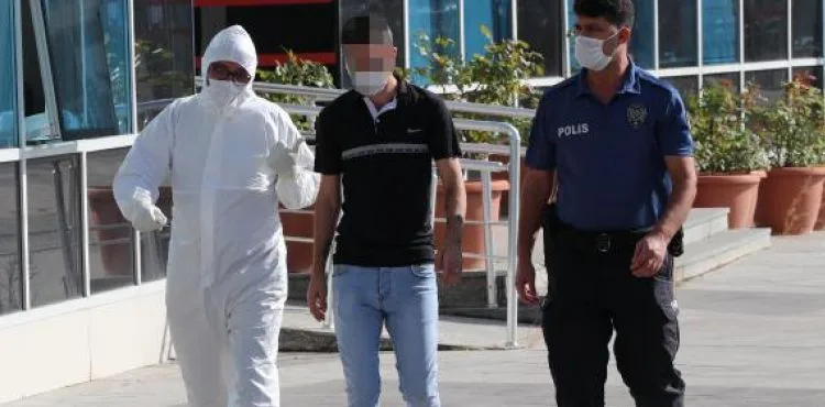 Karantina ihlali, adliye girişinde HES kodundan tespit edildi
