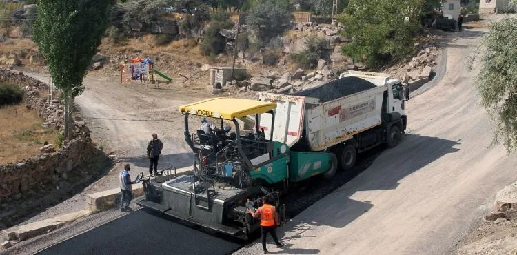 SOSUN VE ÖRENCİK YOLLARINA KIŞ ÖNCESİ ASFALT