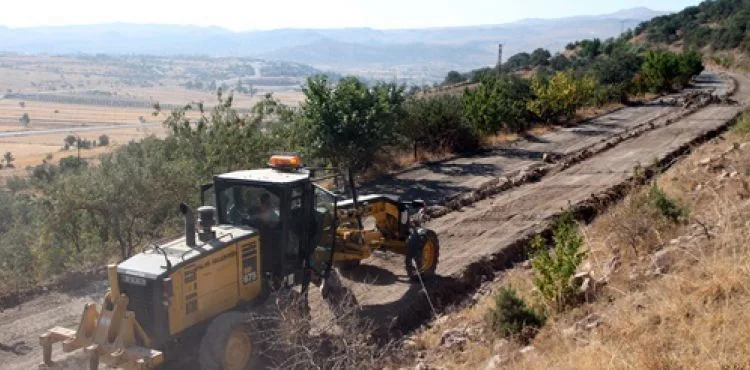 ALİ DAĞI YOLLARINDA YAĞIŞ TEDBİRLERİ
