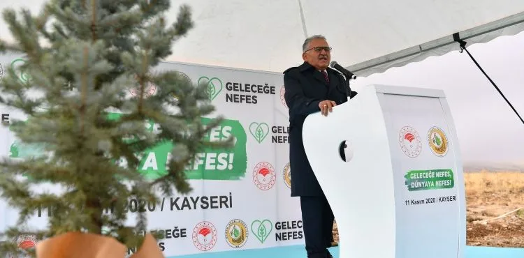 BÜYÜKKILIÇ: 100 BİN FİDAN DİKTİK, DİKMEYE DE DEVAM EDECEĞİZ