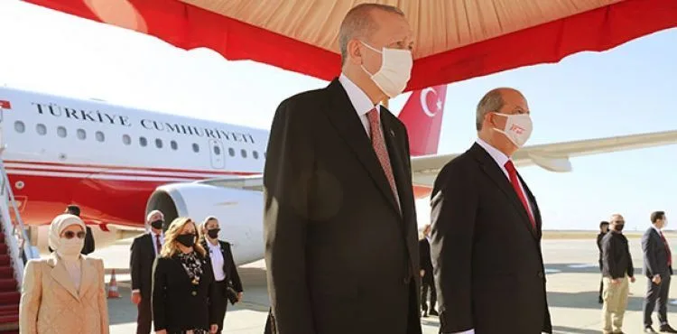 Cumhurbaşkanı Erdoğan KKTC’de