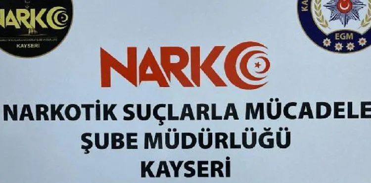 Kayseri'de uyuşturucu operasyonu: 4 gözaltı