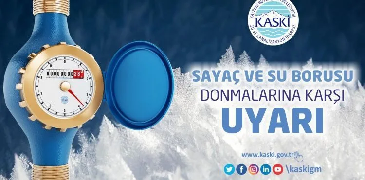 KASKİ'DEN SU SAYACI UYARISI