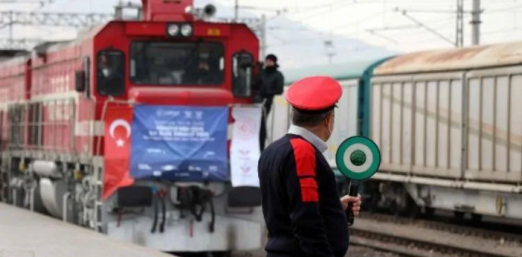 Türkiye-Çin ihracat treni, Kayseri'ye ulaştı