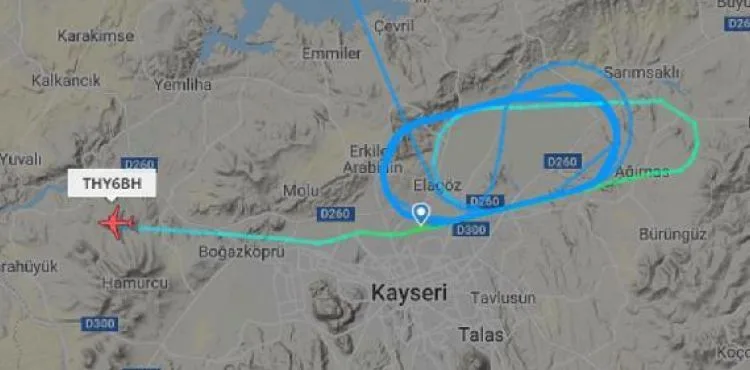 THY'nin Kayseri uçağı, sis nedeniyle Nevşehir'e indi