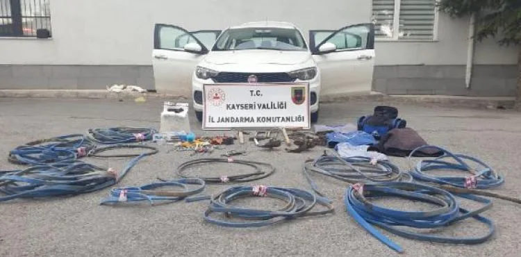 Kayseri'de 26 hırsızlık olayına karışan 2 şüpheli tutuklandı