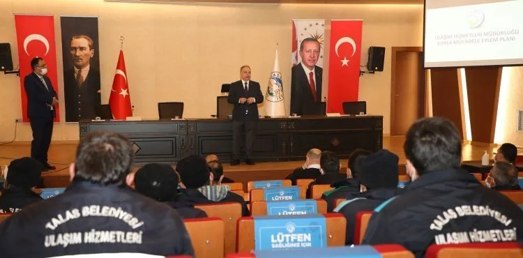 KAR YAĞMADAN EĞİTİMİNİ ALDILAR