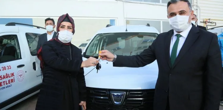 Develi’de filyasyon ekiplerine araç desteği