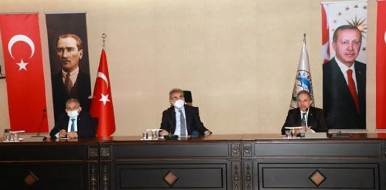 TALAS’TA MADENCİLERLE TOPLANTI