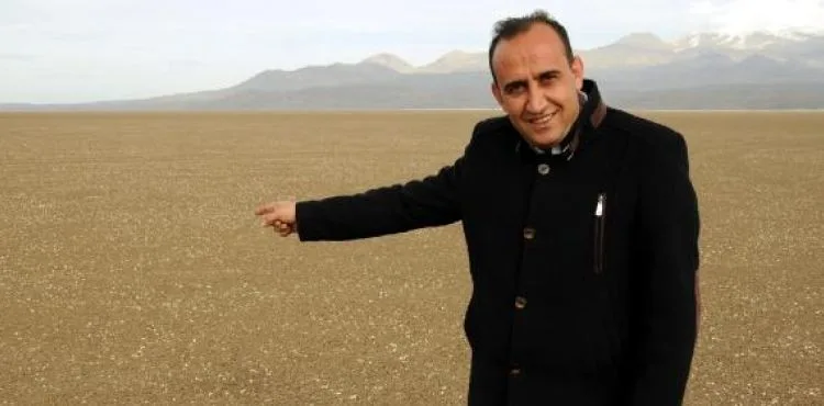 Kayseri'de, Çöl Gölü kurudu