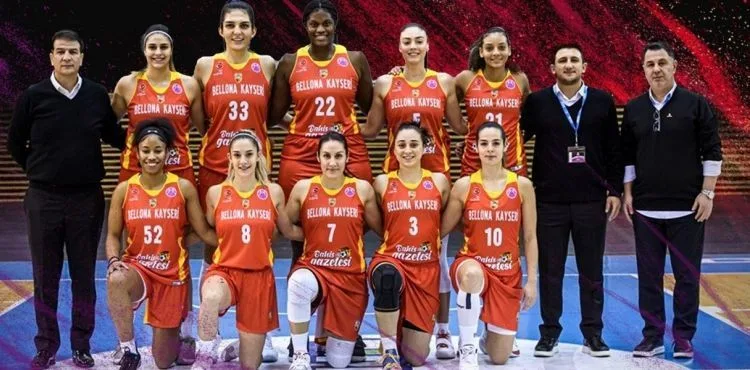 Bellona Kayseri Basketbol Avrupa'da son 16'ya kaldı