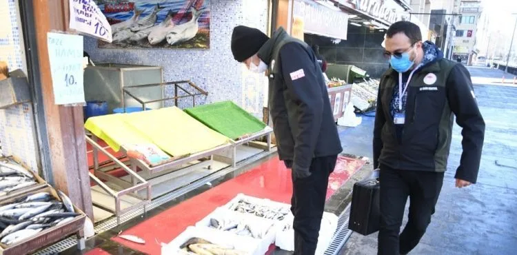 Kayseri’de kaçak turna balığı avına 5 bin 455 TL ceza