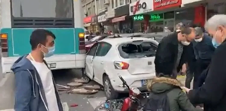Kayseri’de 9 aracın karıştığı zincirleme kaza: 7 yaralı