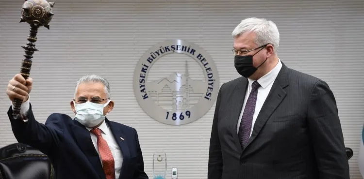UKRAYNA BÜYÜKELÇİSİ’NİN KAYSERİ HAYRANLIĞI