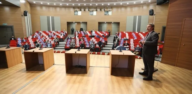 BAŞKAN PALANCIOĞLU, 2020 YILI HİZMETLERİ HAKKINDA CHP YÖNETİM KURULUNU BİLGİLENDİRDİ