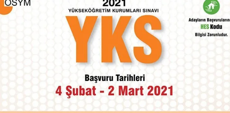 2021 YKS başvuruları başladı