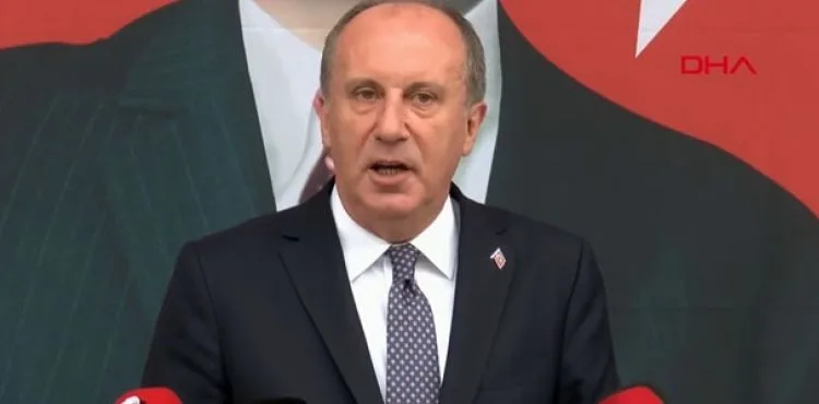 Muharrem İnce'den 'Yolumu ayırıyorum' açıklaması