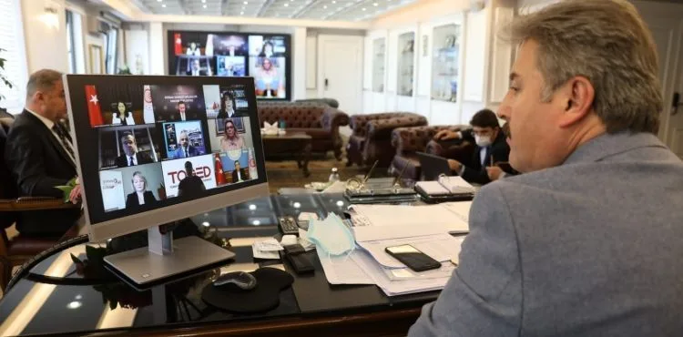 BAŞKAN PALANCIOĞLU, İHTİSAS SERBEST BÖLGELERİ TANITIM TOPLANTISI’NA KATILDI