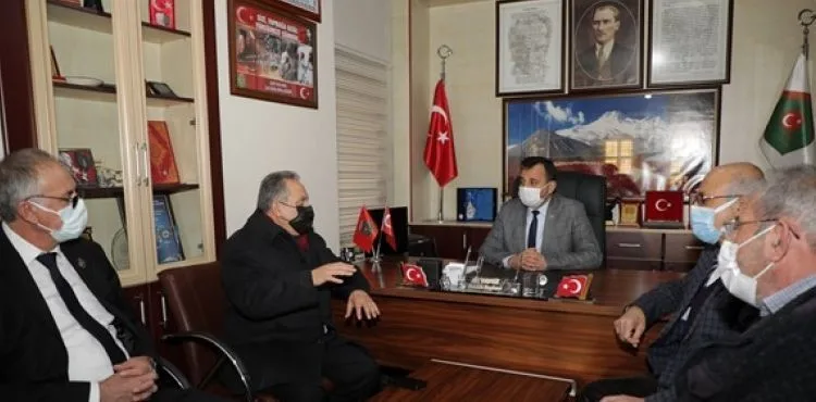 BAŞKAN YALÇIN'DAN ŞEHİTLER DERNEĞİ'NE ‘GARA’ ZİYARETİ