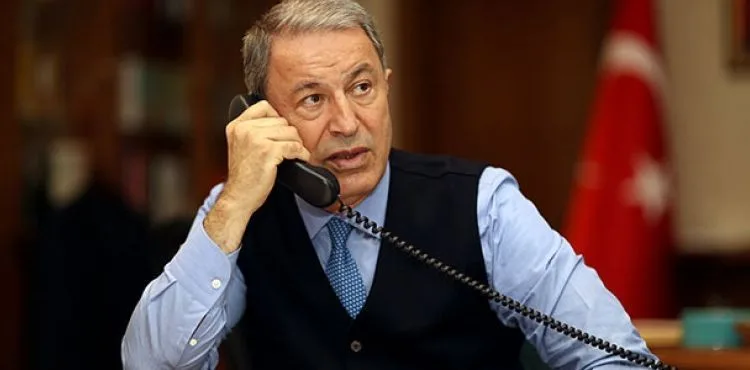 Bakan Akar, İngiltere Savunma Bakanı ile görüştü