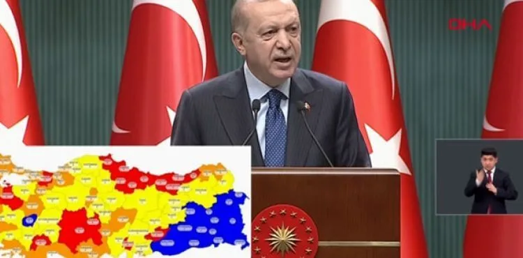 Cumhurbaşkanı Erdoğan açıkladı: İşte il il kontrollü normalleşme kararları