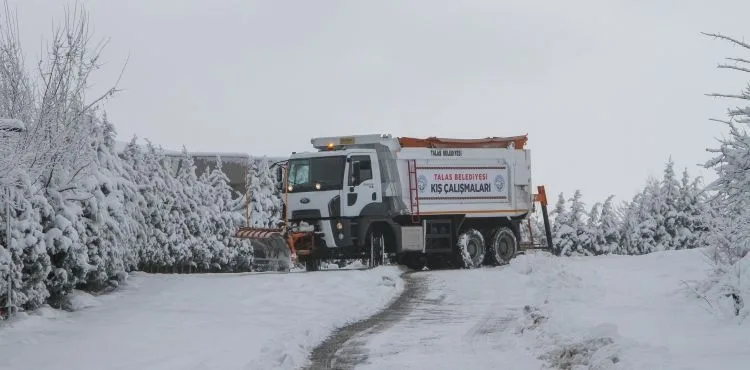 TALAS’TA KIŞ ÇALIŞMALARI YENİDEN BAŞLADI