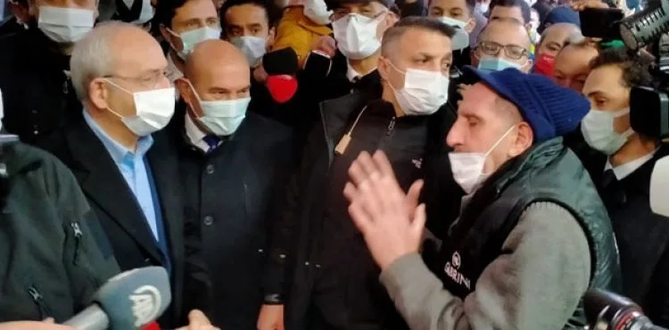 Kılıçdaroğlu'na esnaftan bozuk yol tepkisi