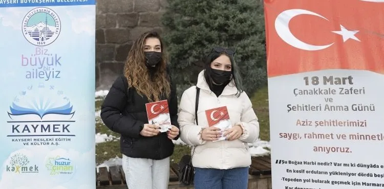 KAYMEK, 2 BİN ADET İSTİKLÂL AJANDASI DAĞITTI