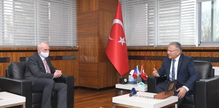 BAŞKAN BÜYÜKKILIÇ, ÇEK BÜYÜKELÇİ’Yİ AĞIRLADI