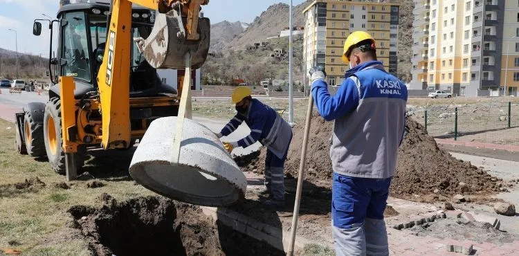 BÜYÜKŞEHİR, ÇÖKERTME BACA İLE YAĞMUR VE KAR SULARINI DEĞERLENDİRİYOR