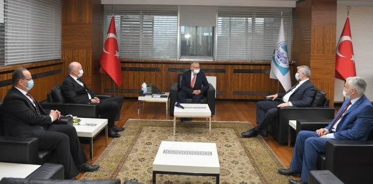 BOSNALI HEYETTEN BAŞKAN BÜYÜKKILIÇ’A ZİYARET