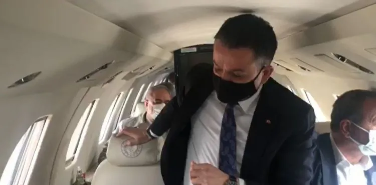 Bakan Pakdemirli'nin uçağı, Malatya'ya acil iniş yaptı