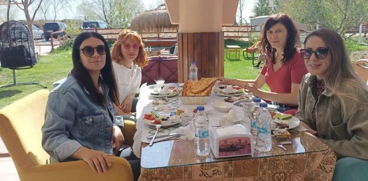 UKRAYNALI MİSAFİRLER SULTAN SAZLIĞI MİLLİ PARKI’NI GEZDİ