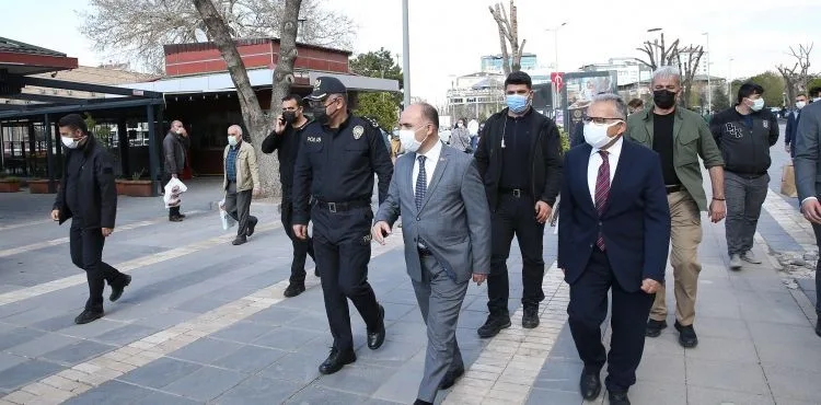 VALİ İLE BAŞKANDAN SAHA DENETLEMESİ