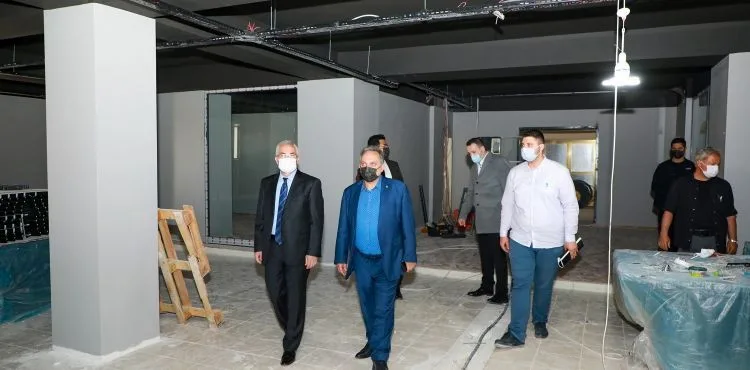 TALAS’A YENİ KÜTÜPHANE ÇALIŞMALARI TAM GAZ